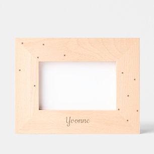 Sprinkle of Tiny Stars and Name Etched Frames