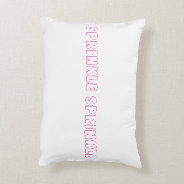 Sprinkle Sprinkle Custom Pillow (Back(Vertical))