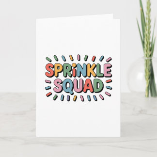 Sprinkle Squad | Baby Sprinkle Card