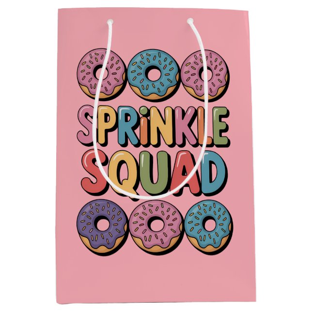 Sprinkle Squad | Baby Sprinkle Medium Gift Bag (Front)