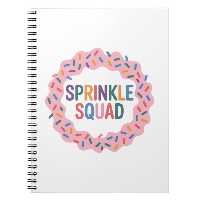 Sprinkle Squad | Baby Sprinkle Notebook (Front)