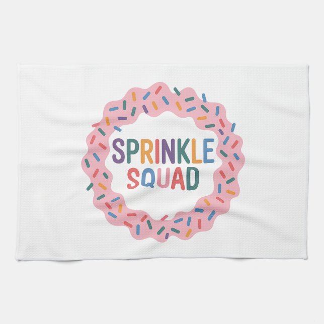 Sprinkle Squad | Baby Sprinkle Tea Towel (Horizontal)