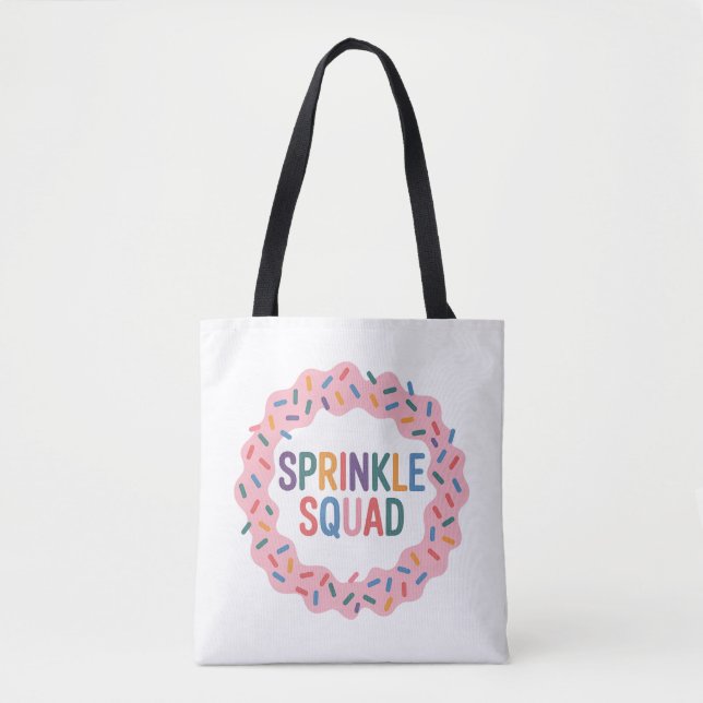 Sprinkle Squad | Baby Sprinkle Tote Bag (Front)