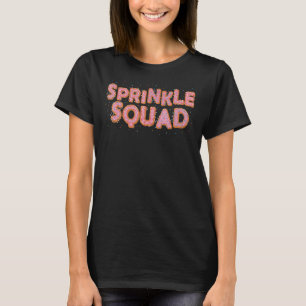 Sprinkle Squad Doughnut Matching Birthday Party T-Shirt
