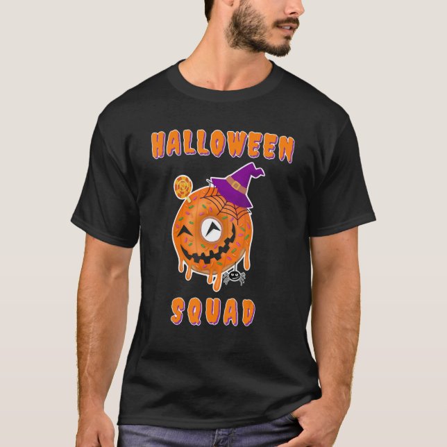 Sprinkle Squad Halloween Jack O Lantern Boo Pumpki T-Shirt (Front)