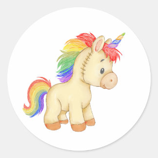 Sprinkle the World with Magic Classic Round Sticker