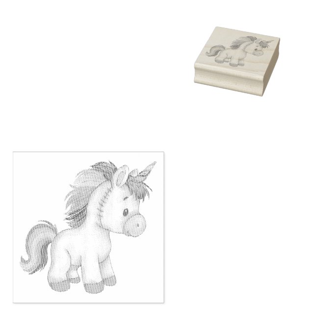 Sprinkle the World with Magic Rubber Stamp (Stamped)