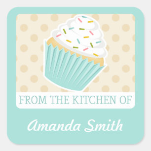 Sprinkled Cupcake Kitchen Labels