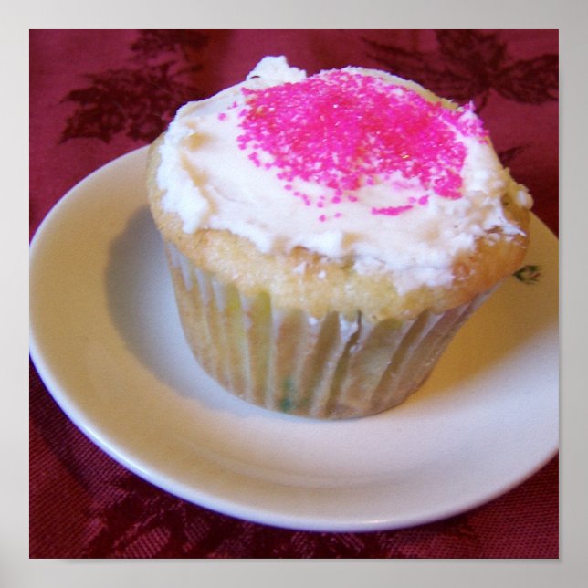 sprinkled cupcake Poster (Front)