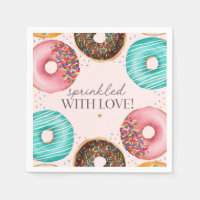 Sprinkled Doughnut Baby Sprinkle Party Table Decor