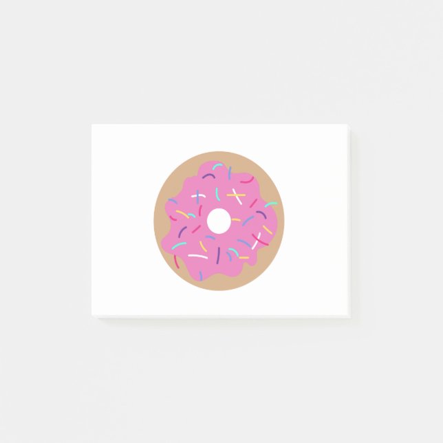 Sprinkled Doughnut Post-it Notes (Front)