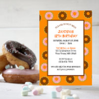 Sprinkled Doughnuts All Occasion Orange Small Part