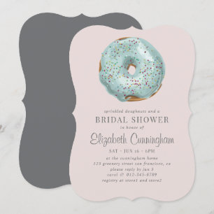 Sprinkled Doughnuts and a Bridal Shower Invitation