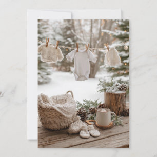 Sprinkled in Snow    Warm Cocoa  Invitation