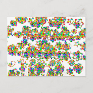 SPRINKLED Jewel Decorations SIGNATURE art by NAVIN Postcard