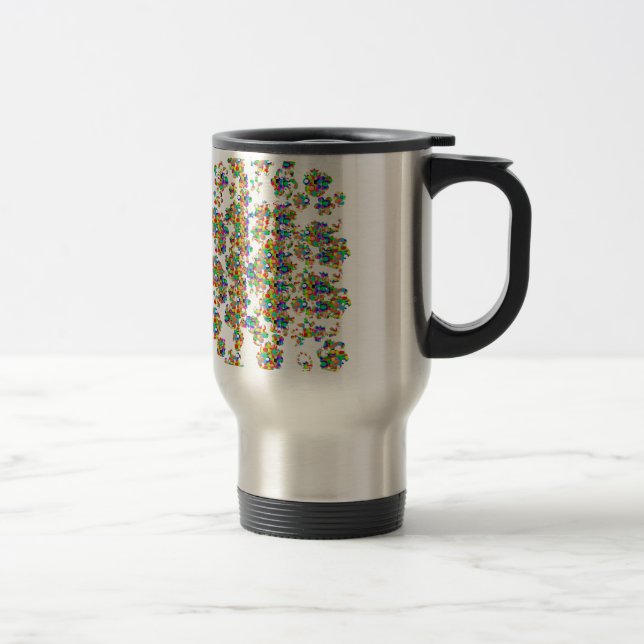 SPRINKLED Jewels Graphics: SIGNATURE Art by NAVIN Travel Mug (Right)