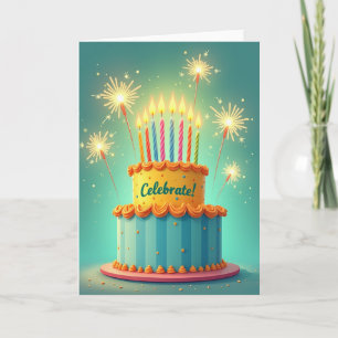 Sprinkled Joy Birthday Card