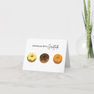 Sprinkled With Gratitude - Pun Thank You Card