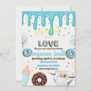 Sprinkled with Love Baby Shower Invitation Dough