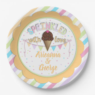 Sprinkled With Love Baby Shower Plates