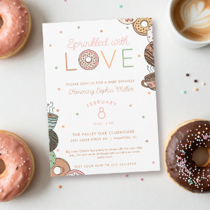 Sprinkled with Love Baby Shower Sprinkle Invitation