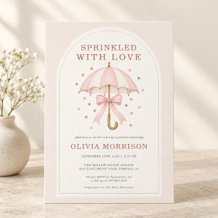 Sprinkled with Love Baby Sprinkle Shower Invitation