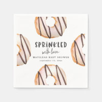 Sprinkled with love doughnut baby shower
