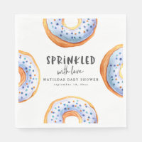 Sprinkled with love doughnut baby shower