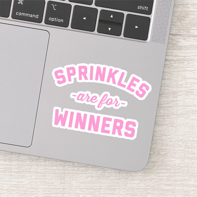 Sprinkles Are For Winners Funny Quote (Detail)