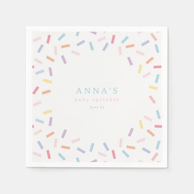 Sprinkles Baby Sprinkle Napkin (Front)