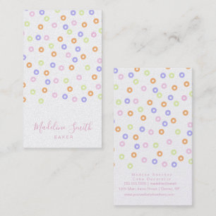 Sprinkles Bakery Donuts Business Card