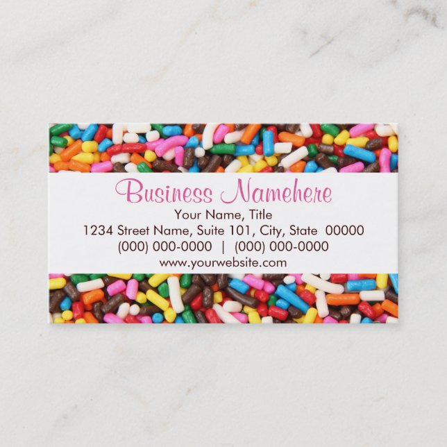 Sprinkles Business Cards (Front)