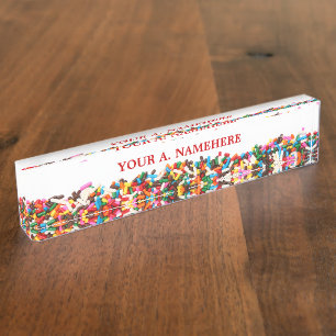 Sprinkles Desk Nameplate