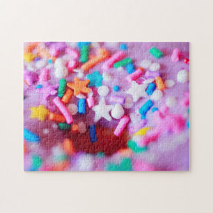 Sprinkles Doughnut Photography Complex Jigsaw Puzz Puzzle