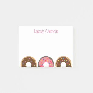 Sprinkles Doughnuts Personalised Post-it Notepad