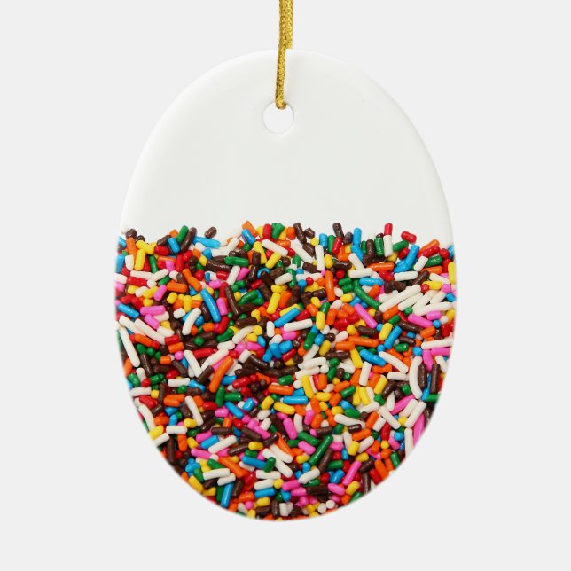 Sprinkles-Filled Ornament (Front)