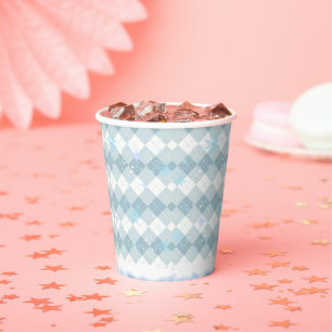 Sprinkles Hot Cocoa Winter Snowflakes Baby Shower Paper Cups