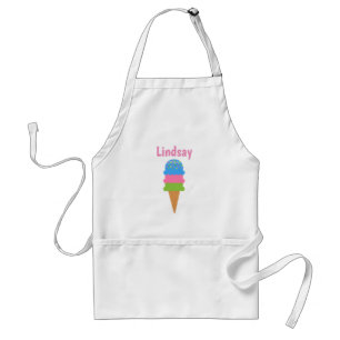 Sprinkles Ice Cream Cone Personalized Apron
