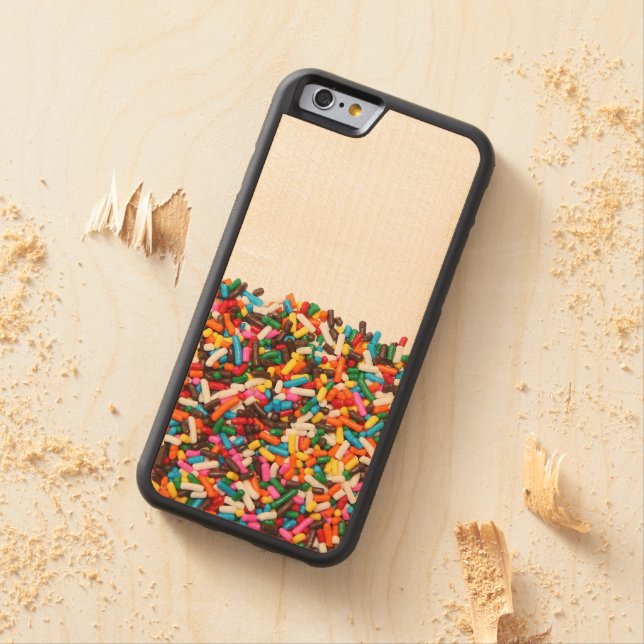 Sprinkles iPhone & Samsung Galaxy Wood Case Carved Wood iPhone Case (In Situ)