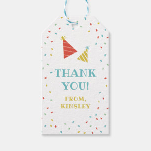 Sprinkles kids birthday party thank you favour tag