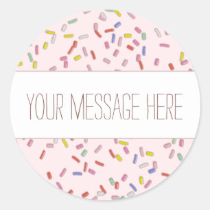 Sprinkles Personalizable Sticker