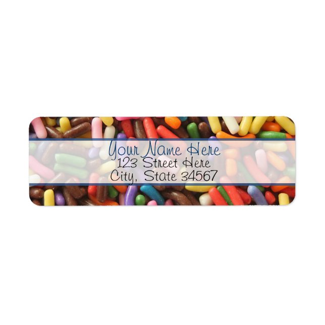 Sprinkles Return Address Labels (Front)