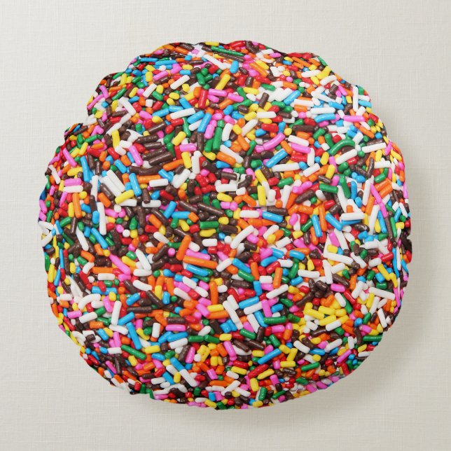 Sprinkles Round Pillow (Front)
