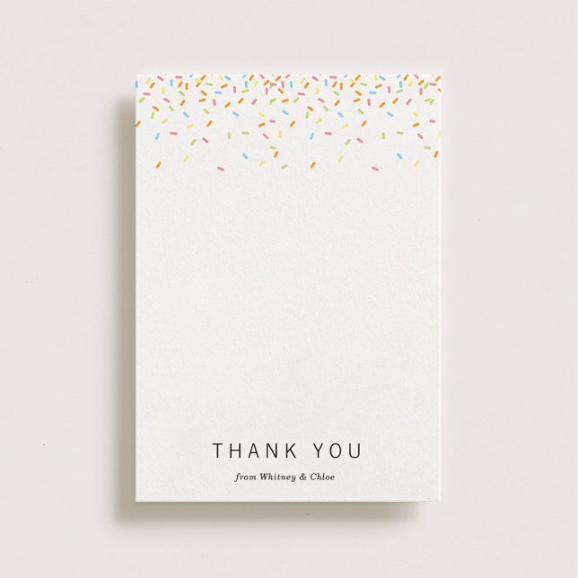 Sprinkles Thank You Card (Creator Uploaded)
