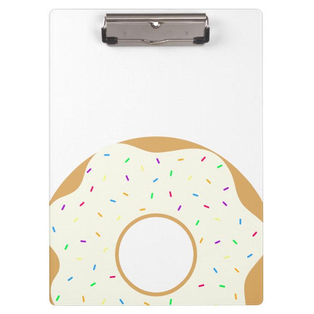 Sprinkly Doughnut Clipboard (Front)