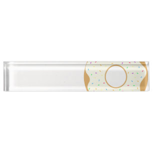 Sprinkly Doughnut Nameplate