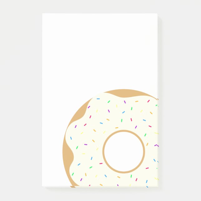 Sprinkly Doughnut Post-it Notes (Front)