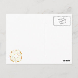 Sprinkly Doughnut Postcard