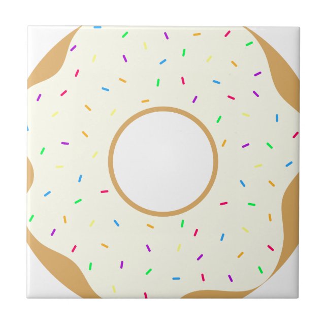 Sprinkly Doughnut Tile (Front)