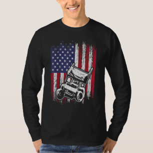 Sprint Car Racing Race Track Racer T-Shirt